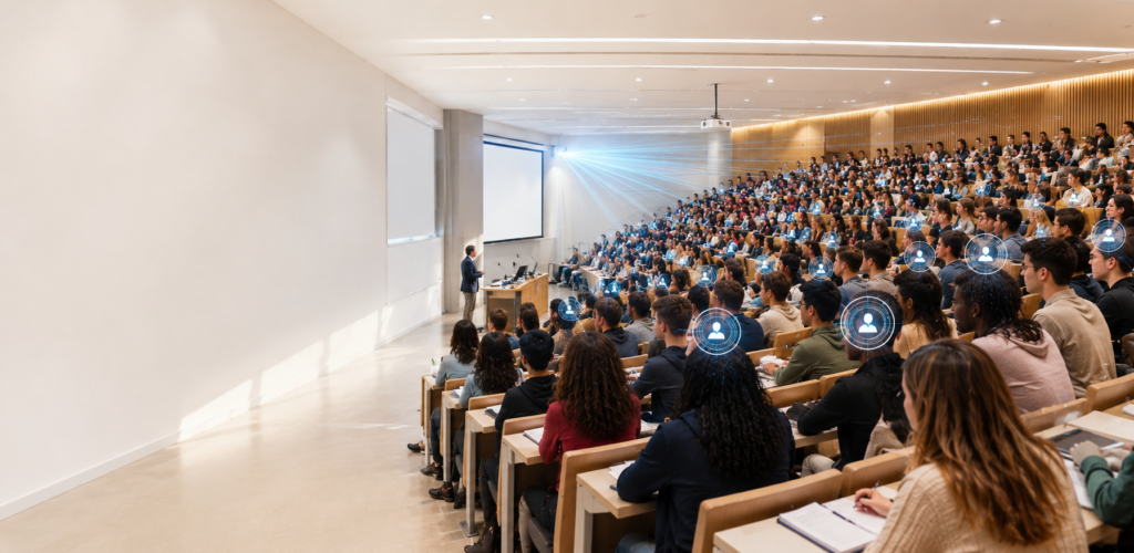 How to take attendance in large university lectures